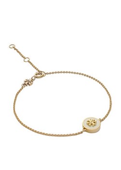 Tory Burch Bransoletka Kira Enamel Chain Bracelet 90284 Złoty ze sklepu MODIVO w kategorii Bransoletki - zdjęcie 169974502