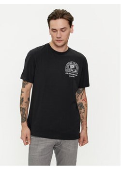 Replay T-Shirt M6837.000.2660 Czarny Regular Fit ze sklepu MODIVO w kategorii T-shirty męskie - zdjęcie 169974534