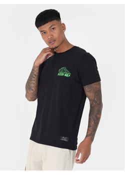 Brave Soul T-Shirt MTS-149FRANCHISE Czarny Straight Fit ze sklepu MODIVO w kategorii T-shirty męskie - zdjęcie 169974604