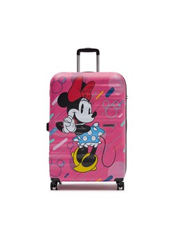 Walizka duża American Tourister Wavebreaker Disney 85673-9846-1CNU Różowy ze sklepu eobuwie.pl w kategorii Torby i walizki dziecięce - zdjęcie 169974760