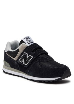 Sneakersy New Balance PV574EVB Czarny ze sklepu eobuwie.pl w kategorii Buty sportowe dziecięce - zdjęcie 169974891