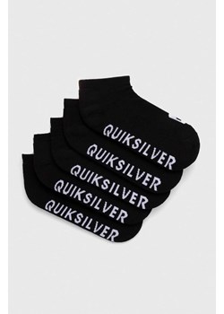 Quiksilver skarpetki 5-pack męskie kolor czarny ze sklepu ANSWEAR.com w kategorii Skarpetki męskie - zdjęcie 169975444