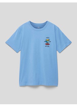 T-shirt z nadrukiem z logo ze sklepu Peek&Cloppenburg  w kategorii T-shirty chłopięce - zdjęcie 169991344