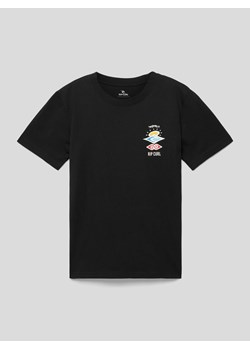T-shirt z nadrukiem z logo ze sklepu Peek&Cloppenburg  w kategorii T-shirty chłopięce - zdjęcie 169991392