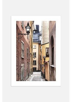 H & M - Old Town Stockholm View Plakat - Pomarańczowy ze sklepu H&M w kategorii Dekoracje ścienne - zdjęcie 169992140