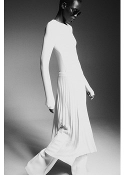 H & M - Plisowana spódnica - Biały ze sklepu H&M w kategorii Spódnice - zdjęcie 169992194