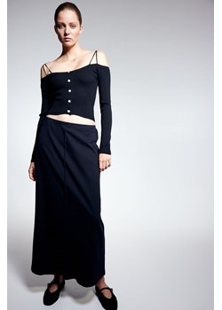 H & M - Dżersejowa spódnica maxi - Czarny ze sklepu H&M w kategorii Spódnice - zdjęcie 169992243