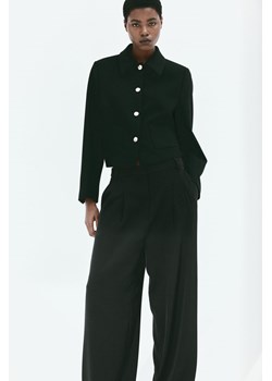 H & M - Kurtka z imitacją guzików - Czarny ze sklepu H&M w kategorii Bluzki damskie - zdjęcie 169992270