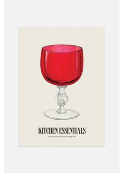 H & M - Ornamental Goblet Plakat - Czerwony ze sklepu H&M w kategorii Plakaty - zdjęcie 169992513