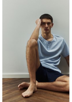H & M - Piżama z topem i szortami - Niebieski ze sklepu H&M w kategorii Piżamy męskie - zdjęcie 169992612