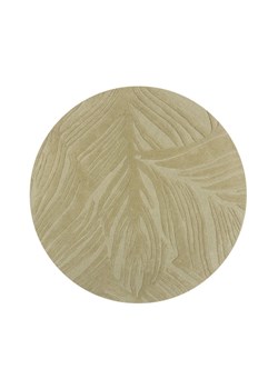 H & M - Lino Leaf Hand Carved Wool Circle Rug - Zielony ze sklepu H&M w kategorii Dywany - zdjęcie 169992624