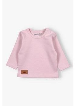 Różowa bluzka niemowlęca bawełniana ze sklepu 5.10.15 w kategorii Kaftaniki i bluzki - zdjęcie 169994310