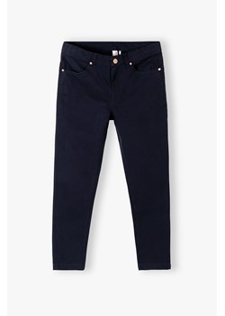 Granatowe spodnie dla dziewczynki ze sklepu 5.10.15 w kategorii Spodnie dziewczęce - zdjęcie 169994462