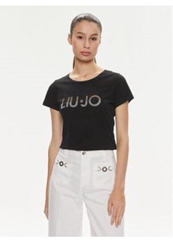 Liu Jo T-Shirt VA4216 JS923 Czarny Regular Fit ze sklepu MODIVO w kategorii Bluzki damskie - zdjęcie 169995510