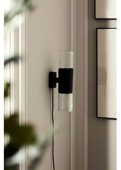 H & M - Szklany kinkiet - Czarny ze sklepu H&M w kategorii Lampy ścienne - zdjęcie 169997302