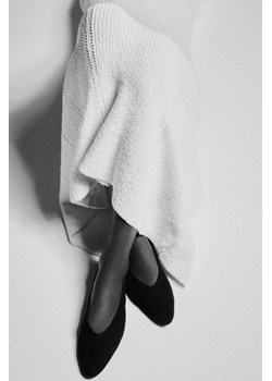 H & M - Zamszowe baleriny - Czarny ze sklepu H&M w kategorii Balerinki - zdjęcie 169997304