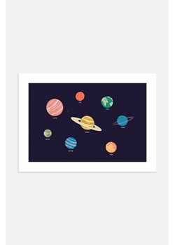 H & M - Kids Solar System Plakat - Niebieski ze sklepu H&M w kategorii Plakaty - zdjęcie 169997352