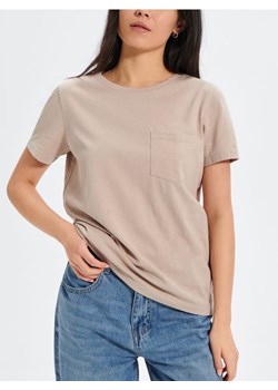Sinsay - Koszulka - beżowy ze sklepu Sinsay w kategorii Bluzki damskie - zdjęcie 169999172