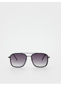 Reserved - Okulary przeciwsłoneczne AVIATOR - czarny ze sklepu Reserved w kategorii Okulary przeciwsłoneczne męskie - zdjęcie 170000503