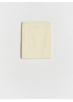 Reserved - Dzianinowa spódnica - żółty ze sklepu Reserved w kategorii Spódnice dziewczęce - zdjęcie 170000790