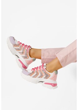 Wielokolorowy sneakersy na platformie Aprilia ze sklepu Zapatos w kategorii Buty sportowe damskie - zdjęcie 170007261