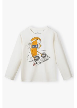 Bluzka bawełniana dla chłopca z zabawnym nadrukiem ze sklepu 5.10.15 w kategorii T-shirty chłopięce - zdjęcie 170007400