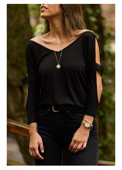 Chezalou Bluzka w kolorze czarnym ze sklepu Limango Polska w kategorii Bluzki damskie - zdjęcie 170007494