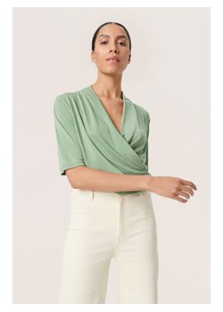 Soaked in Luxury Koszulka &quot;Columbine&quot; w kolorze zielonym ze sklepu Limango Polska w kategorii Bluzki damskie - zdjęcie 170007662