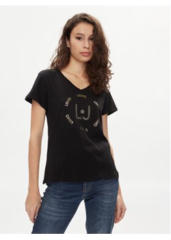 Liu Jo T-Shirt TA4137 J6040 Czarny Regular Fit ze sklepu MODIVO w kategorii Bluzki damskie - zdjęcie 170009354