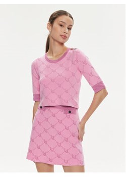 Liu Jo Sweter MA4215 MA49I Różowy Slim Fit ze sklepu MODIVO w kategorii Swetry damskie - zdjęcie 170009421