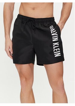 Calvin Klein Swimwear Szorty kąpielowe KM0KM01004 Czarny Regular Fit ze sklepu MODIVO w kategorii Kąpielówki - zdjęcie 170009451