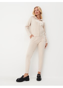 Mohito - Dzianinowe kremowe spodnie - kremowy ze sklepu Mohito w kategorii Spodnie damskie - zdjęcie 170009613