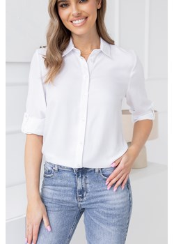 Biała Koszula TYENA ze sklepu TONO w kategorii Koszule damskie - zdjęcie 170009960