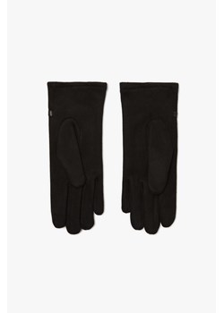 Rękawiczki z ozdobnym paskiem czarne ze sklepu Moodo.pl w kategorii Rękawiczki damskie - zdjęcie 170015720