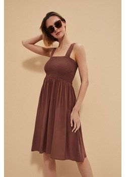 Sukienka z wiskozy ze sklepu Moodo.pl w kategorii Sukienki - zdjęcie 170018183