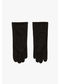 Rękawiczki ze wstawką z ekologicznej skóry ze sklepu Moodo.pl w kategorii Rękawiczki damskie - zdjęcie 170018573