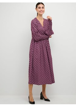 CULTURE Sukienka &quot;Chaina&quot; w kolorze bordowo-jasnoróżowym ze sklepu Limango Polska w kategorii Sukienki - zdjęcie 170021593
