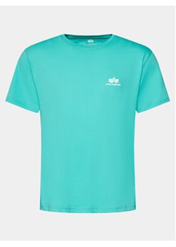 Alpha Industries T-Shirt Basic T Small 188505 Zielony Regular Fit ze sklepu MODIVO w kategorii T-shirty męskie - zdjęcie 170022760