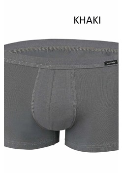 Bokserki męskie Cornette mini Authentic khaki ze sklepu piubiu_pl w kategorii Majtki męskie - zdjęcie 170029082