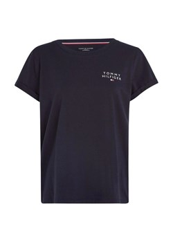 T-shirt damski Tommy Hilfiger granatowy UW0UW04525 ze sklepu piubiu_pl w kategorii Bluzki damskie - zdjęcie 170031500