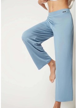 Spodnie damskie z bambusa Skiny niebieskie 080776 ze sklepu piubiu_pl w kategorii Piżamy damskie - zdjęcie 170031534
