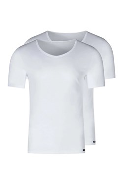 Koszulki męskie 2 pack V-neck Skiny białe 086911 ze sklepu piubiu_pl w kategorii T-shirty męskie - zdjęcie 170032872