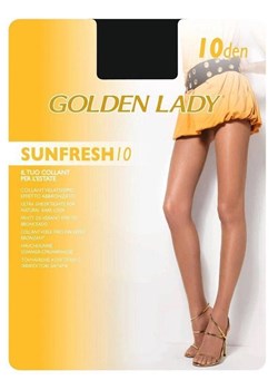 Rajstopy transparentne Golden lady czarne Sunfresh 10den ze sklepu piubiu_pl w kategorii Rajstopy - zdjęcie 170035244