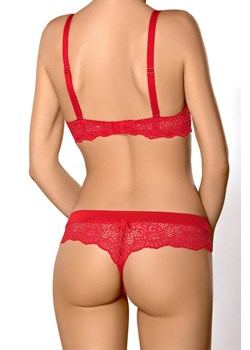 Stringi damskie Nipplex Claudia czerwone ze sklepu piubiu_pl w kategorii Majtki damskie - zdjęcie 170035252