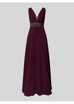 Sukienka wieczorowa obszyta ozdobnymi kamieniami ze sklepu Peek&Cloppenburg  w kategorii Sukienki - zdjęcie 170037752
