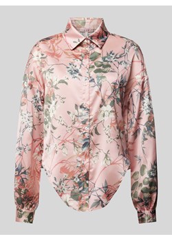 Bluzka z kwiatowym nadrukiem model ‘BOWED JUN’ ze sklepu Peek&Cloppenburg  w kategorii Koszule damskie - zdjęcie 170037820