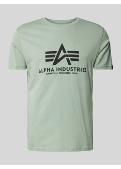 T-shirt z nadrukiem z logo ze sklepu Peek&Cloppenburg  w kategorii T-shirty męskie - zdjęcie 170037892