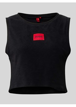Top krótki z naszywką z logo model ‘BONNIE’ ze sklepu Peek&Cloppenburg  w kategorii Bluzki damskie - zdjęcie 170038182