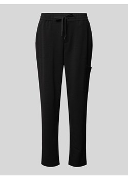 Spodnie sportowe o skróconym kroju regular fit model ‘Otto’ ze sklepu Peek&Cloppenburg  w kategorii Spodnie damskie - zdjęcie 170038293