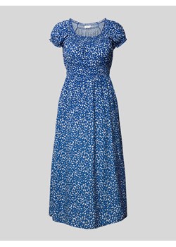 Sukienka midi z bufiastymi rękawami ze sklepu Peek&Cloppenburg  w kategorii Sukienki - zdjęcie 170038751